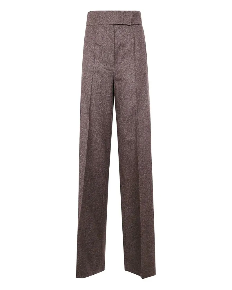 Max Mara Billy1234" High Waisted Trousers Brown