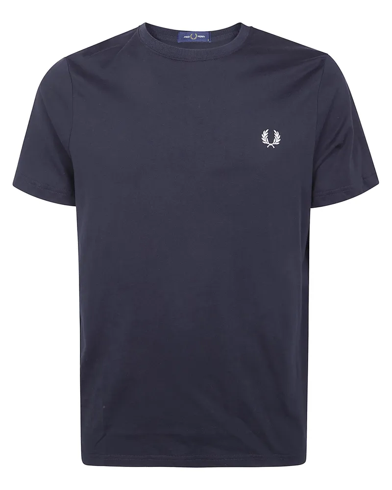 Fred Perry Fred Perry" Crew Neck T-Shirt Black