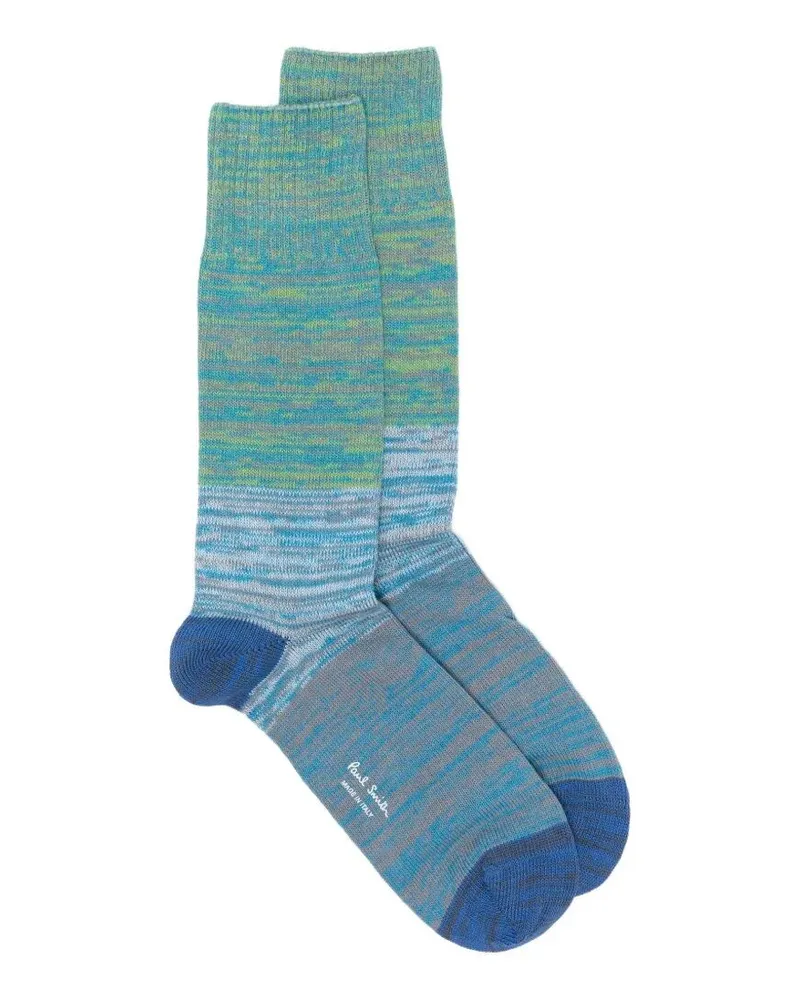 Paul Smith Socks Mouliné Col Blck Green