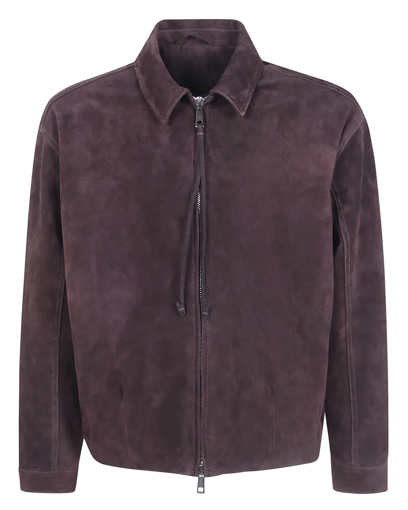 Giorgio Brato Jacket Suede "Gu27f.28005.Bcsd Dark Brown Brown
