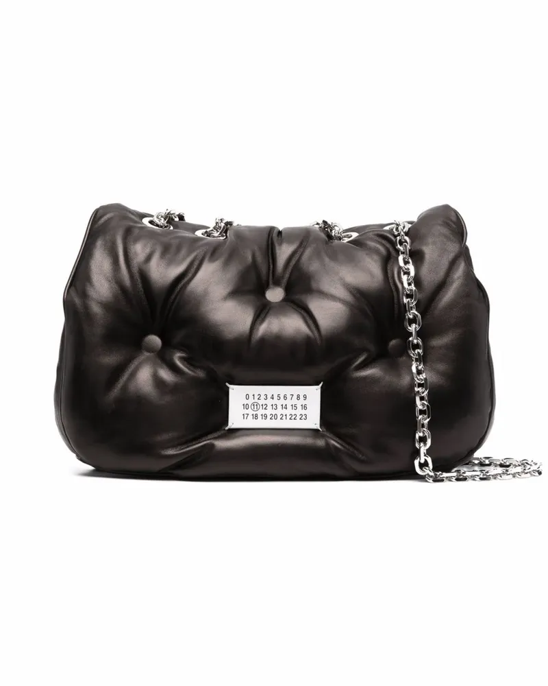 Maison Margiela Glam Slam Medium Flap Bag Black