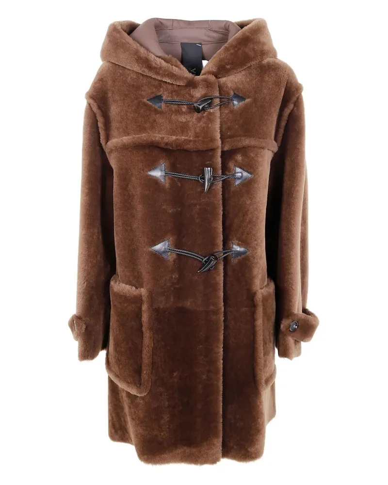 BLANCHA Straight 'Merino Shearling Montgomery Brown