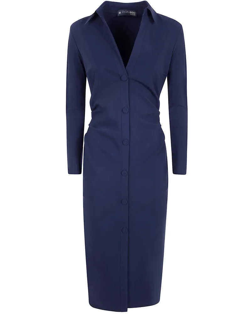 Chiara Boni Dress Long Sleeve "Taima Blue