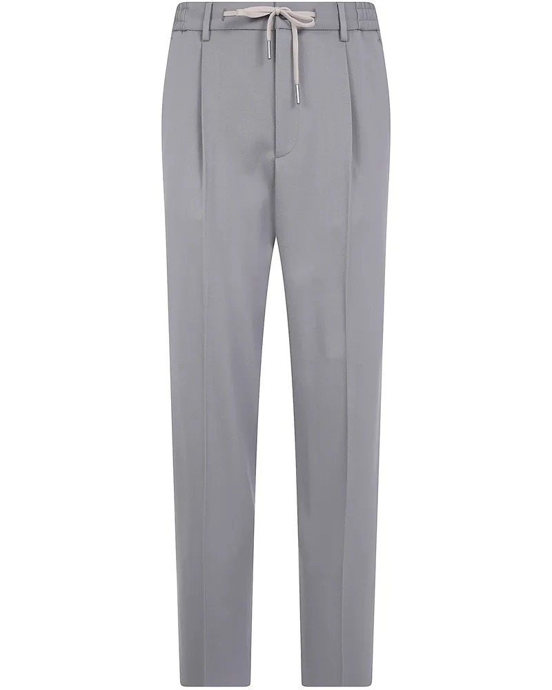 Tagliatore Trousers Wool Brown