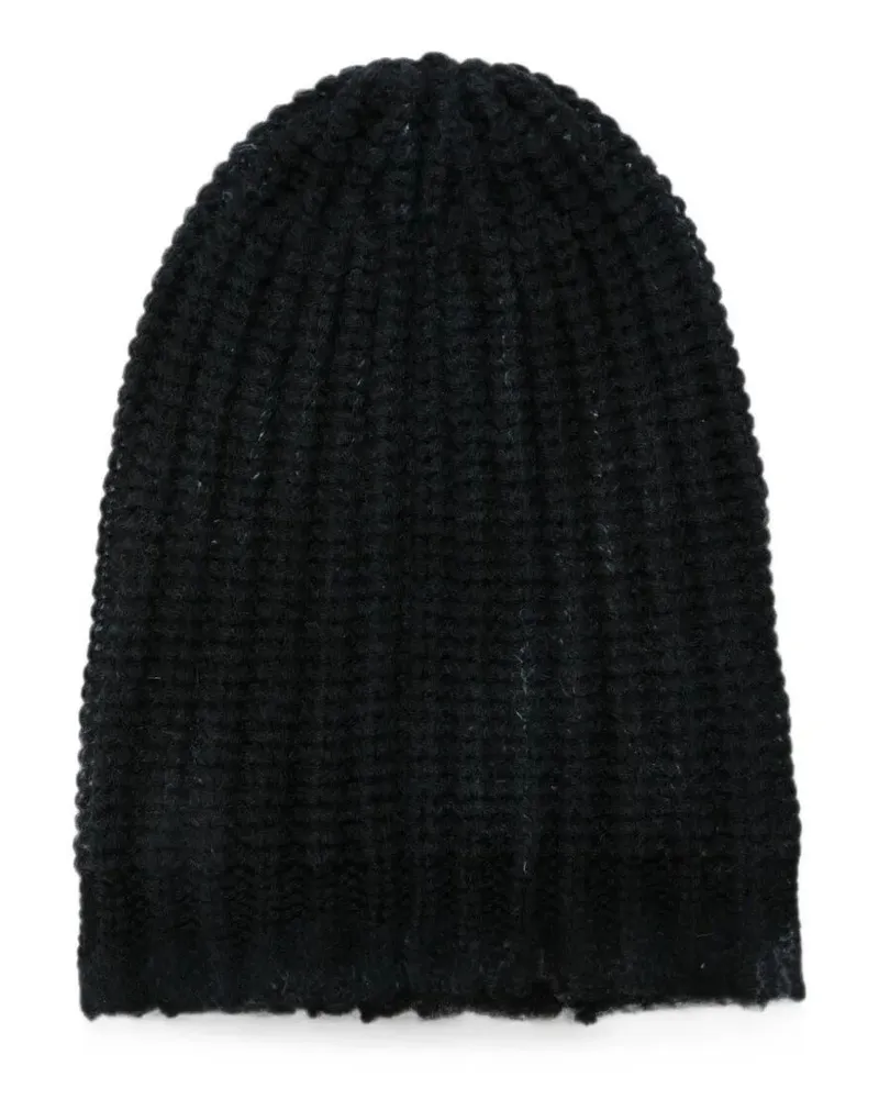 Avant Toi Hat Hand Painted Corn Cob Stitch Blue