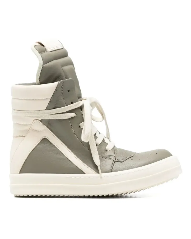 Rick Owens Trainers Leather Sneakers "Geobasket White