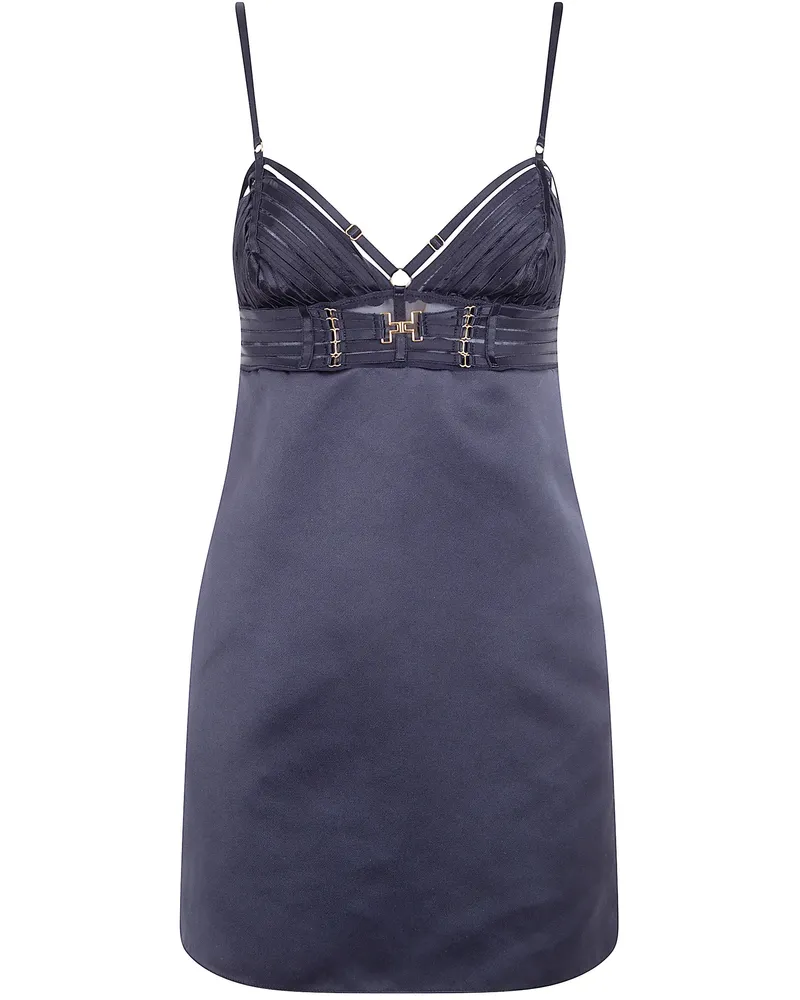 Elisabetta Franchi Mini Evening Dress Black