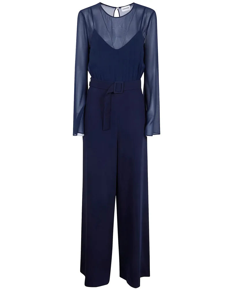 P.A.R.O.S.H. P. A.R. O H. "Panty26" Cady Overall Blue