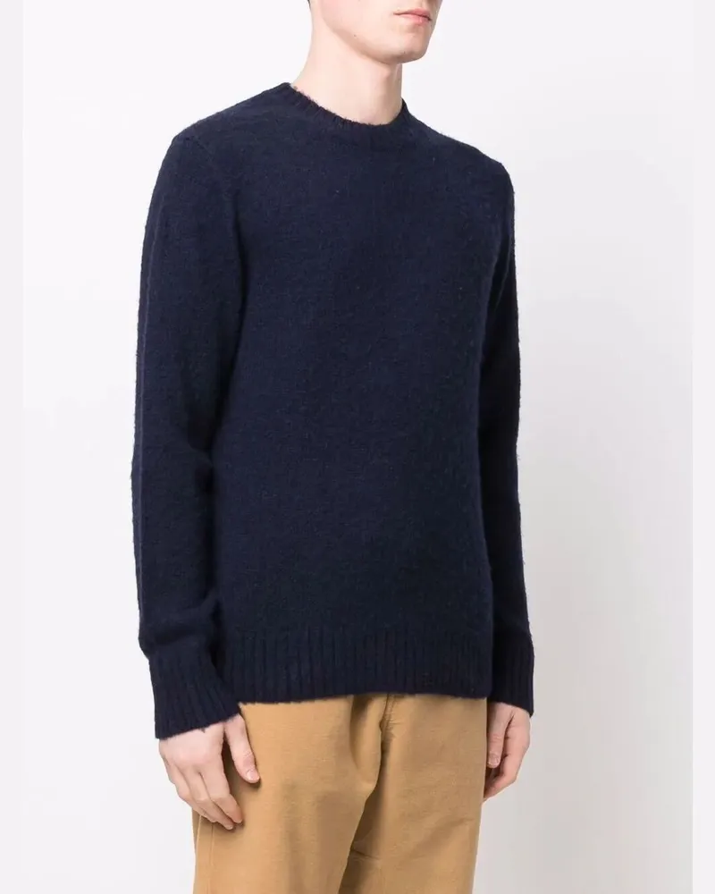 ASPESI Classic" Round Neck Sweater Blue