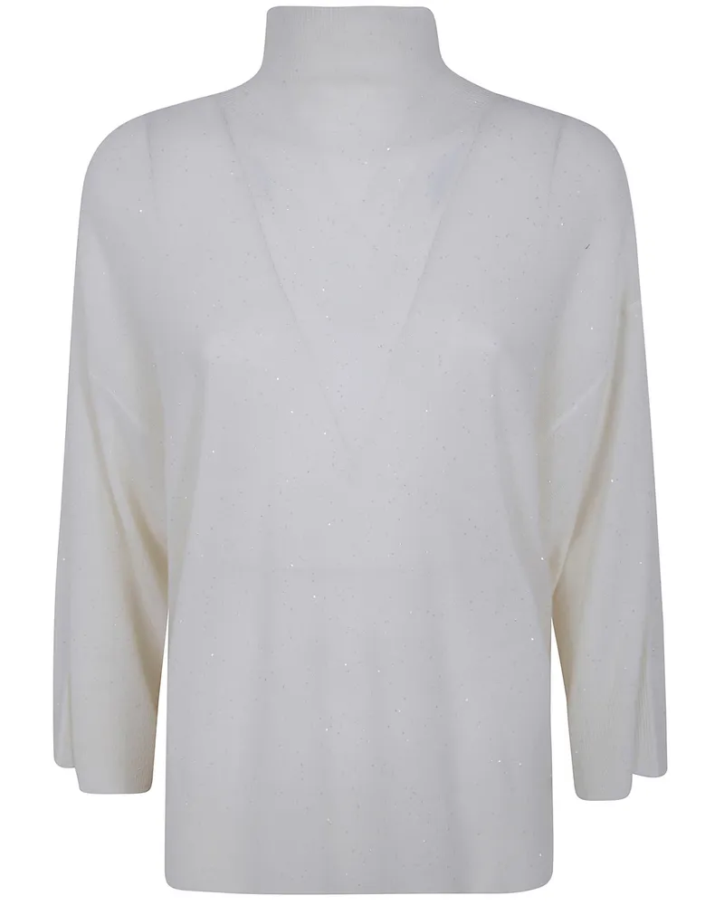 Fabiana Filippi Turtleneck Sweater Turtle Neck Sweater White