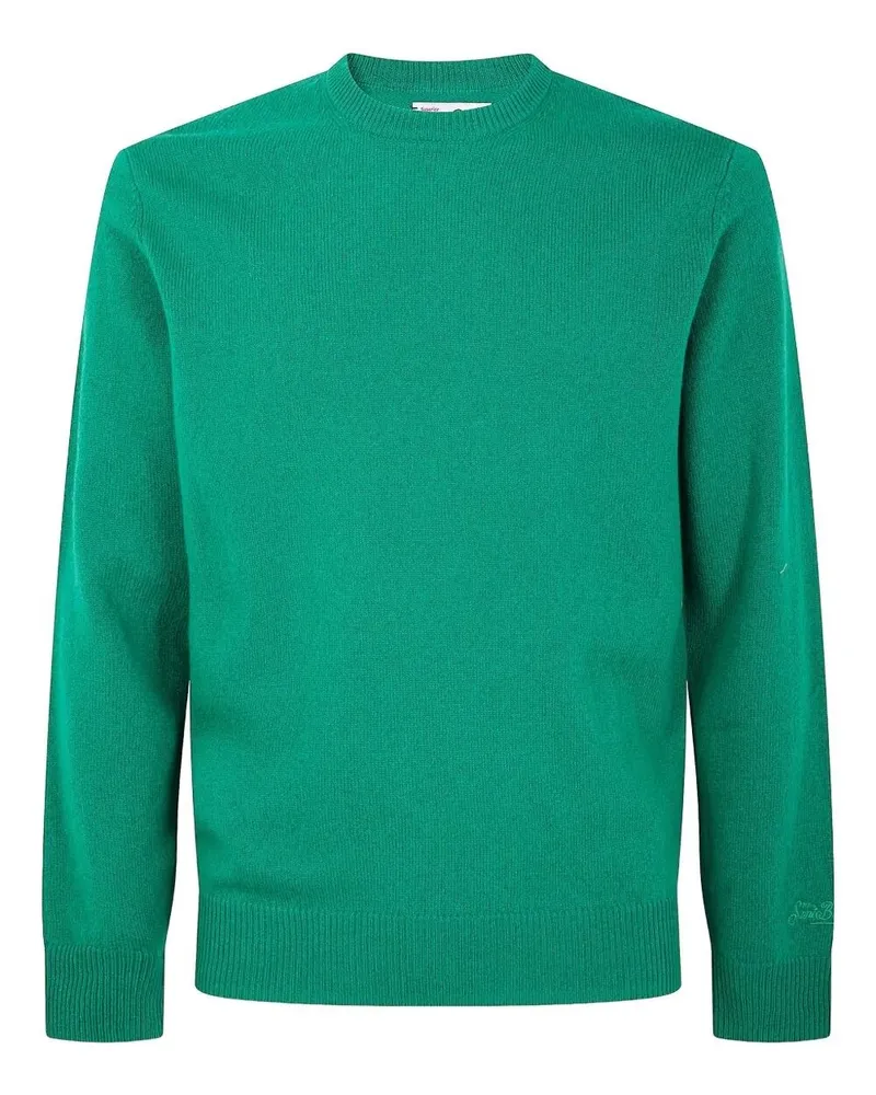 MC2 Saint Barth Regent Lambswool" Crew Neck Sweater Green