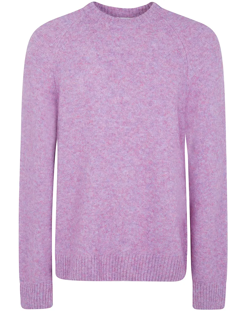 LES DEUX Sweater Round Neck "Soft Round Neck Knit Sweater Pink