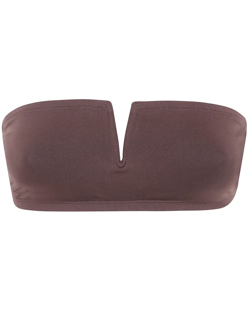 Eres Bikini Top Bandeau "Arcade Brown