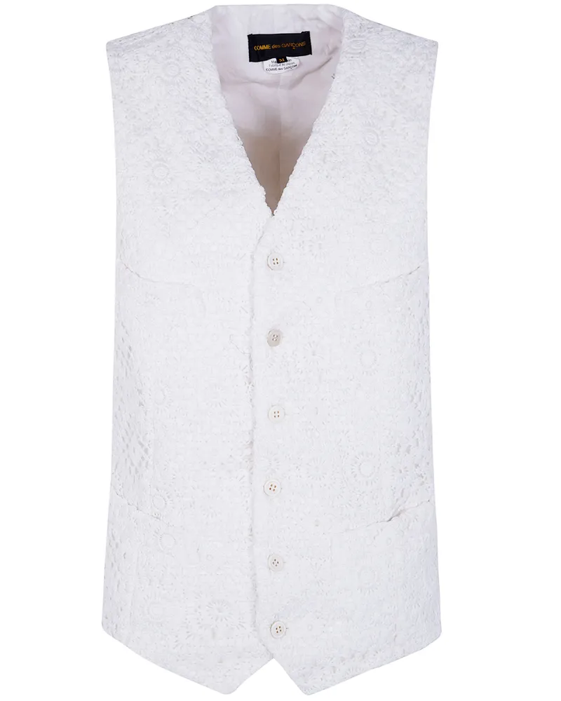 Comme des Garçons Classic Gilet White
