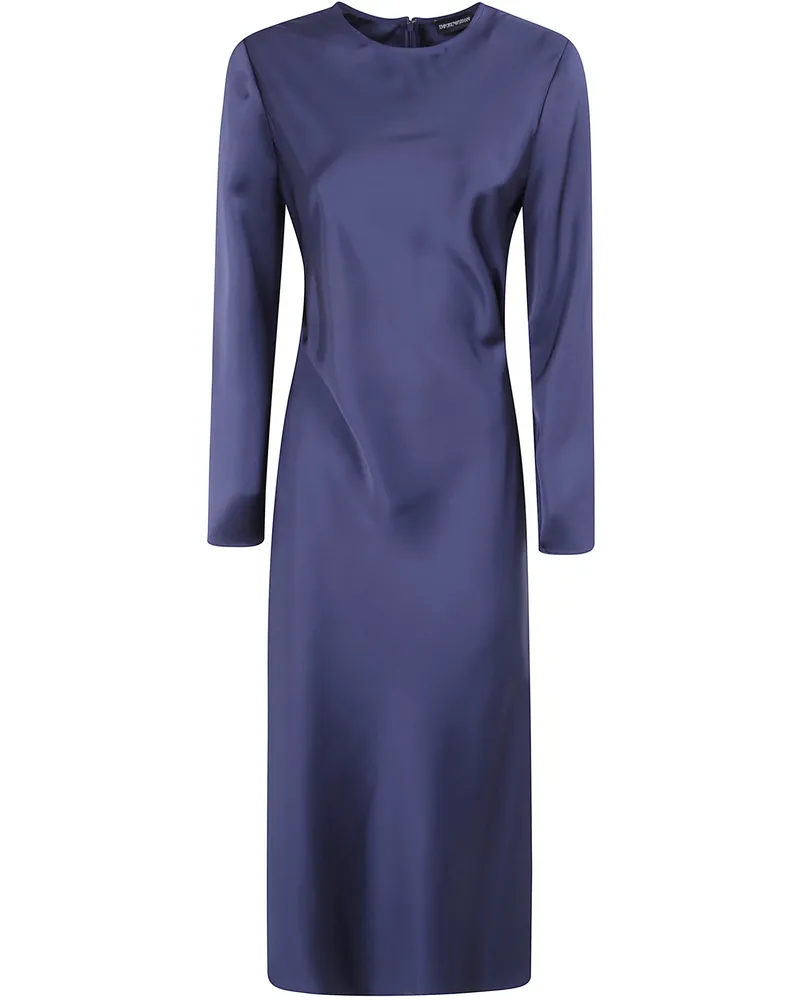 Emporio Armani Dress Long Sleeve "Storm Blue Blue