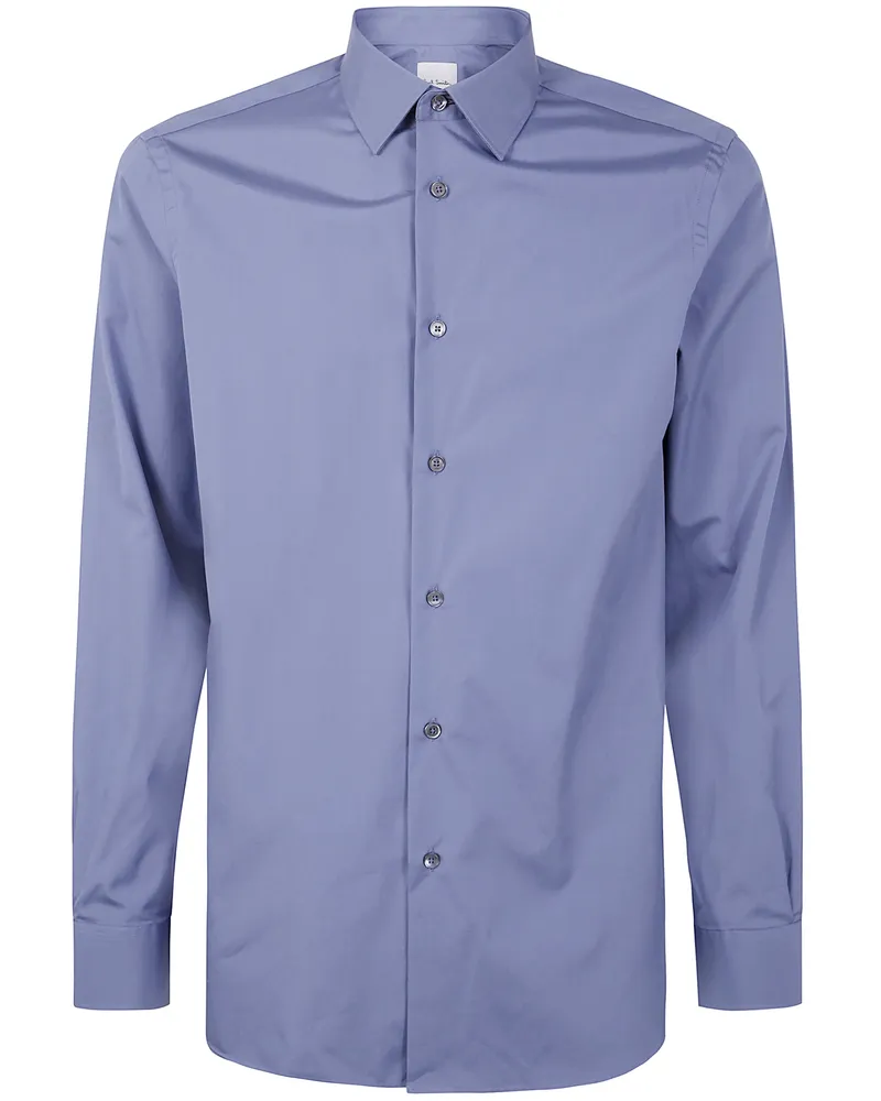 Paul Smith Mens S/C Tailored Fit Shirt Blue