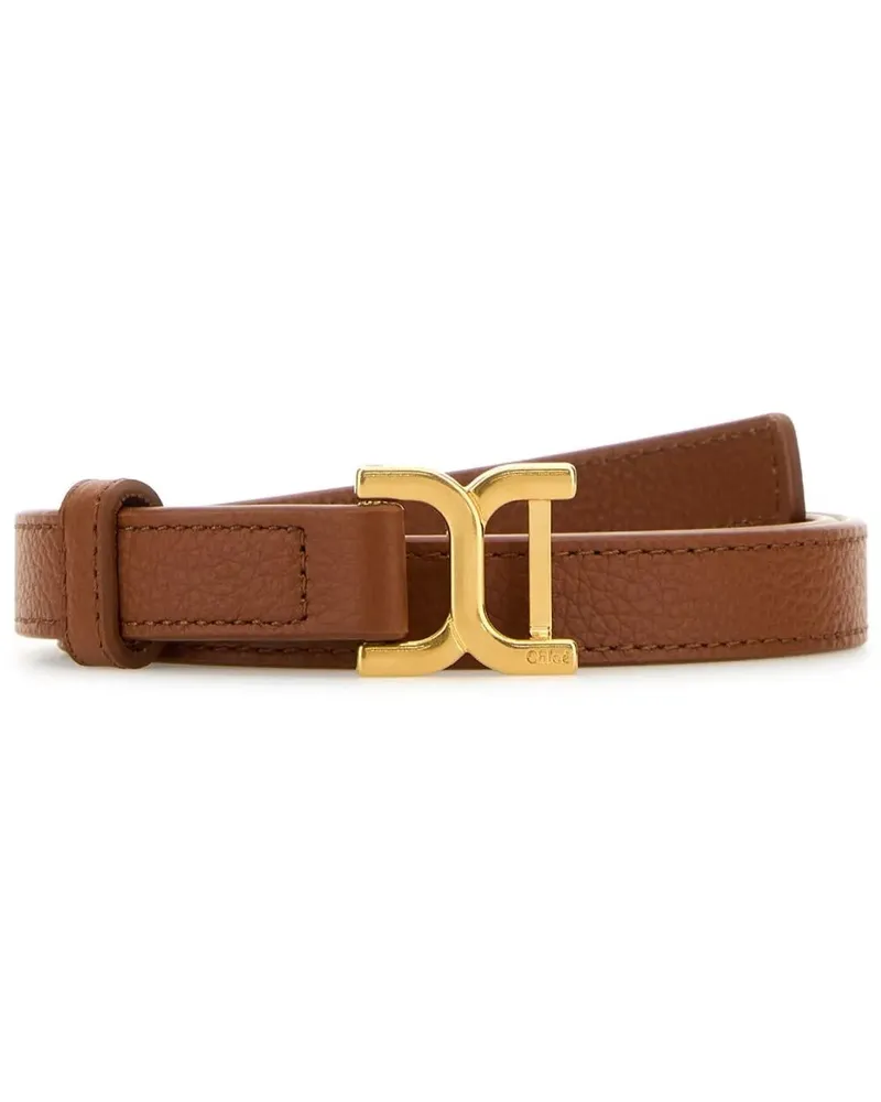 Chloé Marcie Belt Brown