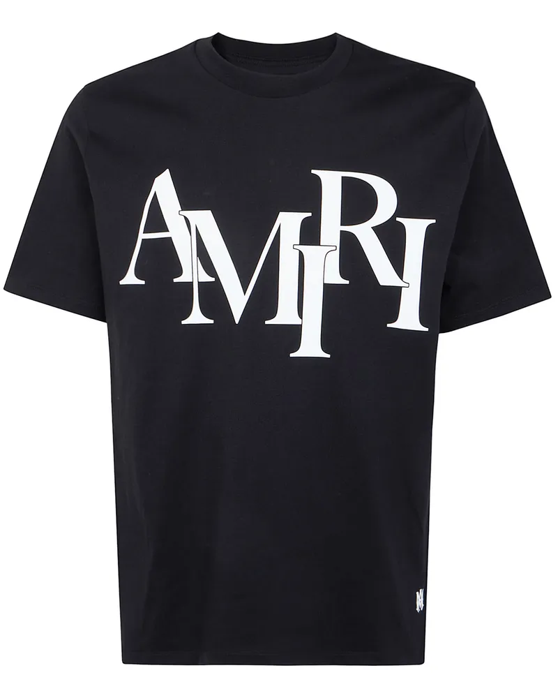 Amiri Amiri Staggered Logo" Tee Black