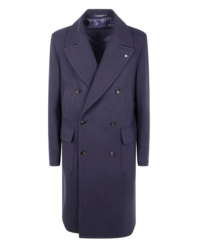 Tagliatore Man "C Sherry" Coat Blue
