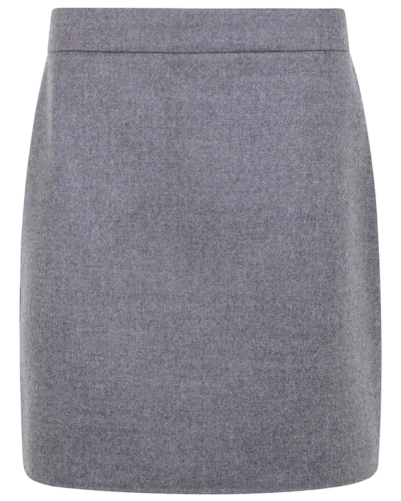 Max Mara Wool Mini Skirt "Mxs Acinoso Brown