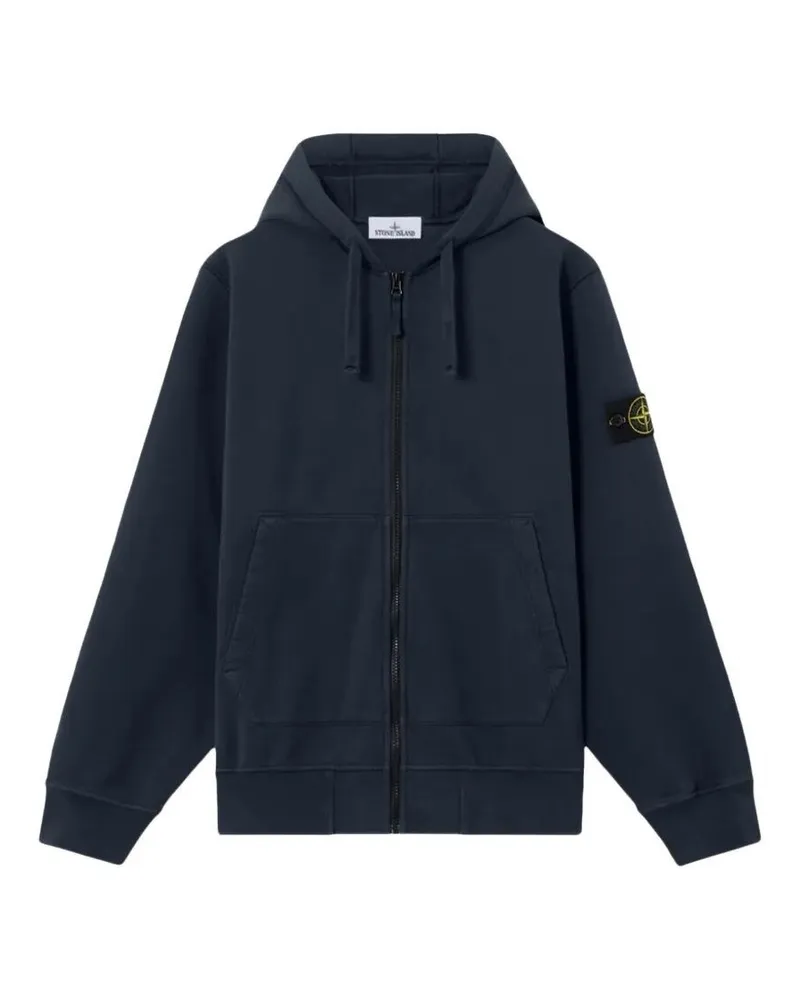 Stone Island Round Neck Sweatshirt Blue
