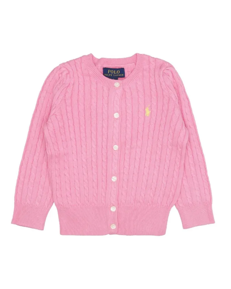 Ralph Lauren Mini Cable Tops Sweater Pink