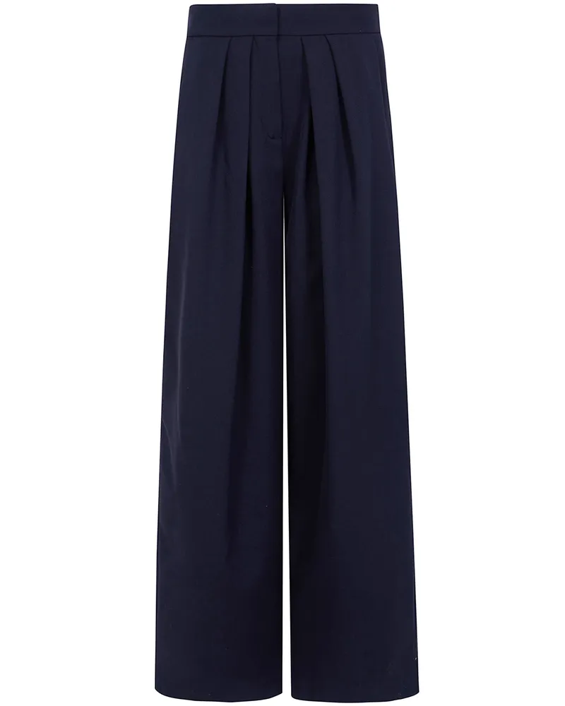 Balmain Pants High Waist "Grain De Poudre Tailored Pants Black