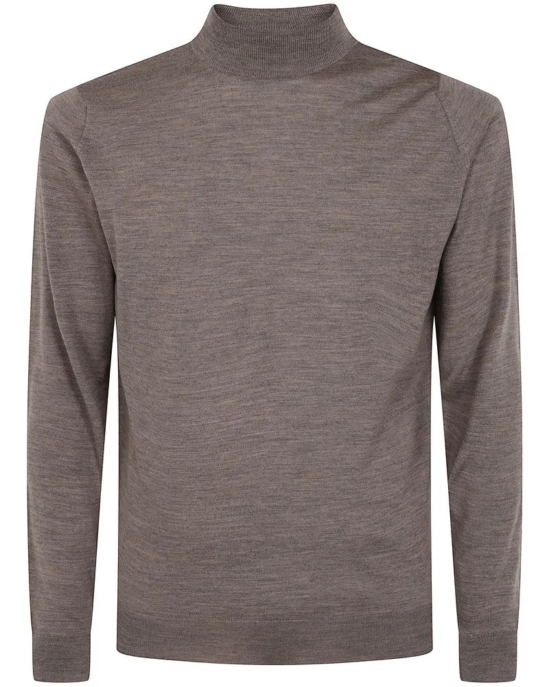 John Smedley Sweater Merino Wool "Harcourt Brown