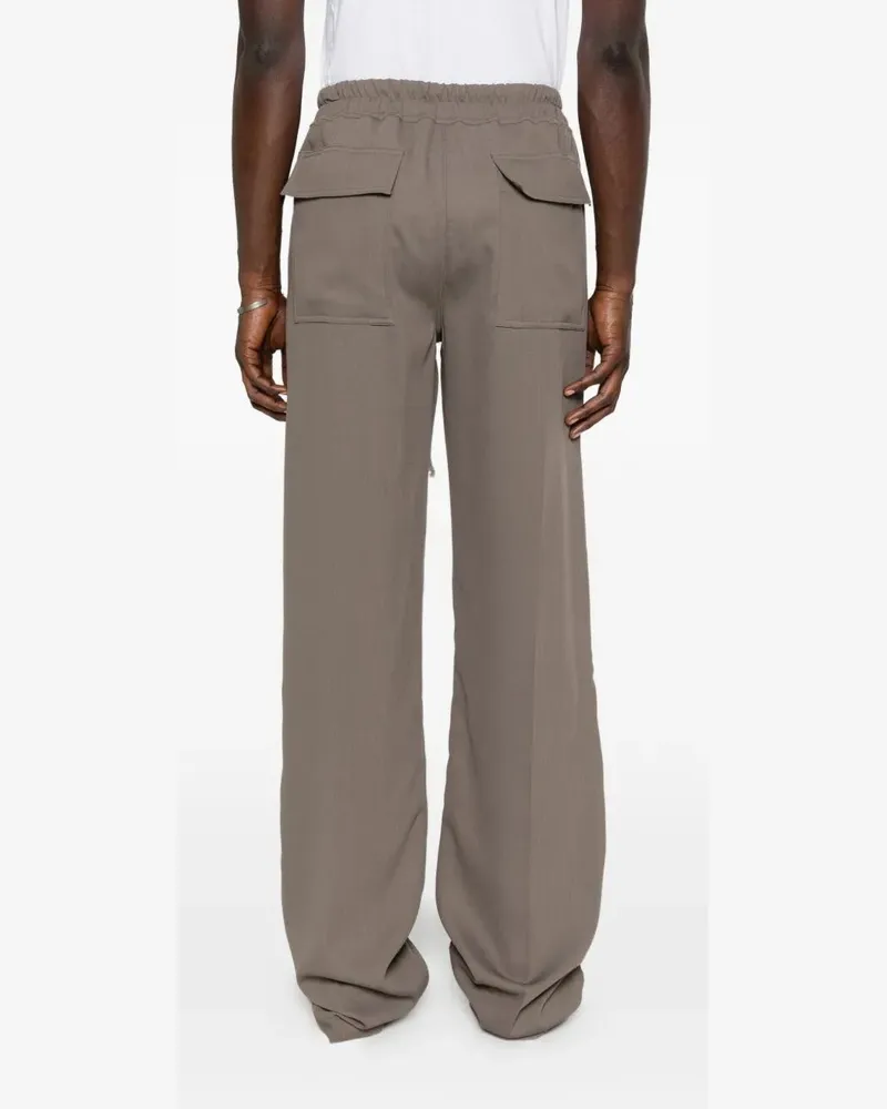 Rick Owens Dietrich Drawstring" Trousers Gray