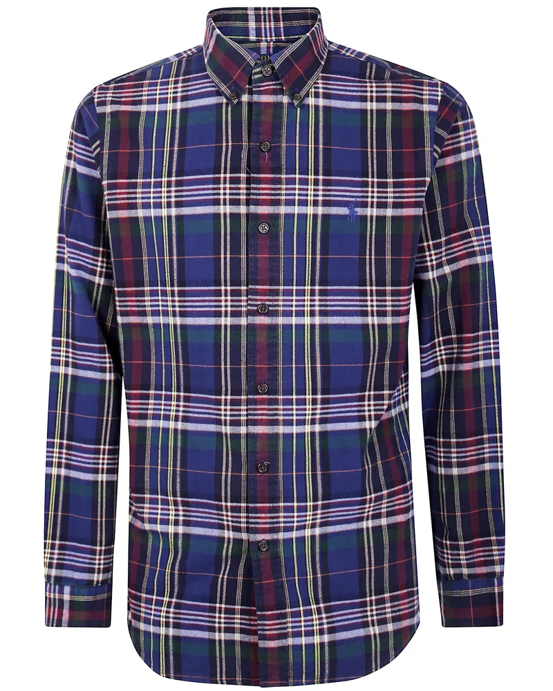 Ralph Lauren Long Sleeve Sport Shirt Blue