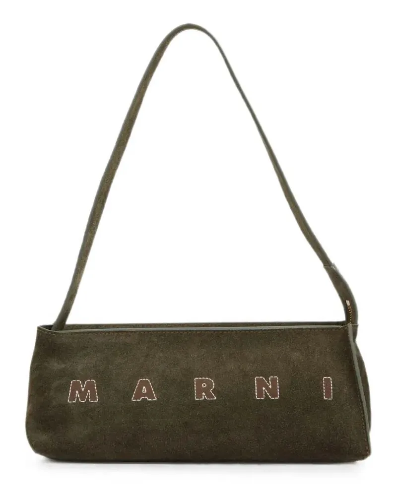 Marni Pochette Coated "Museo Green