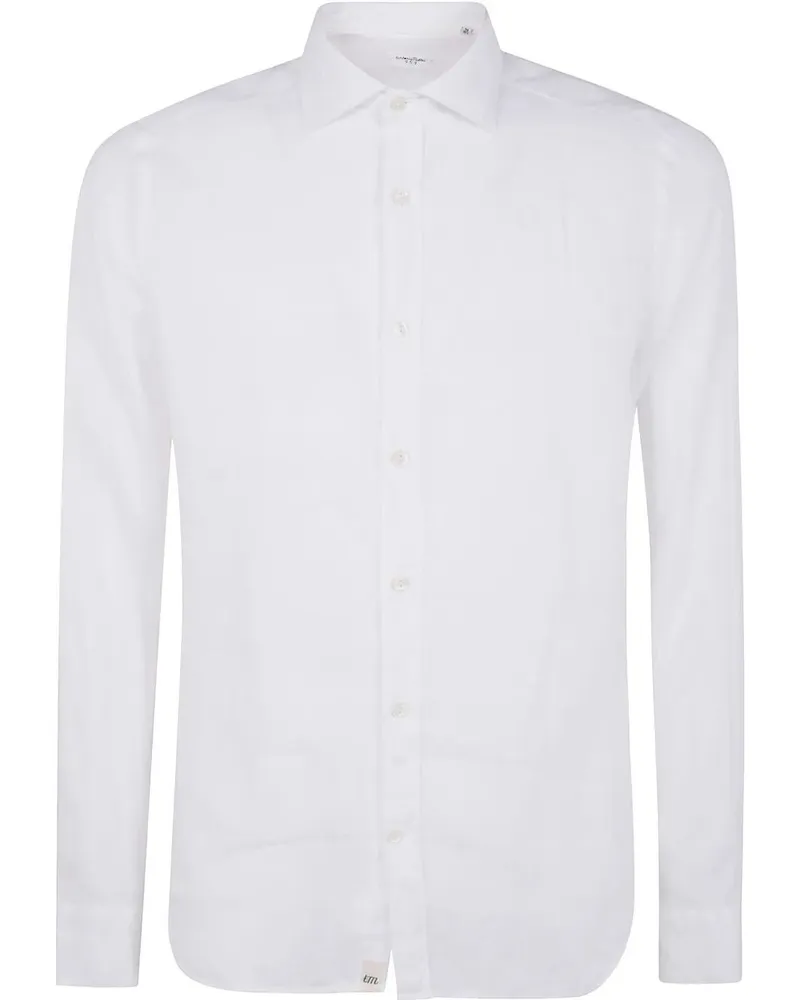 Tintoria Mattei Linen Classic Shirt White