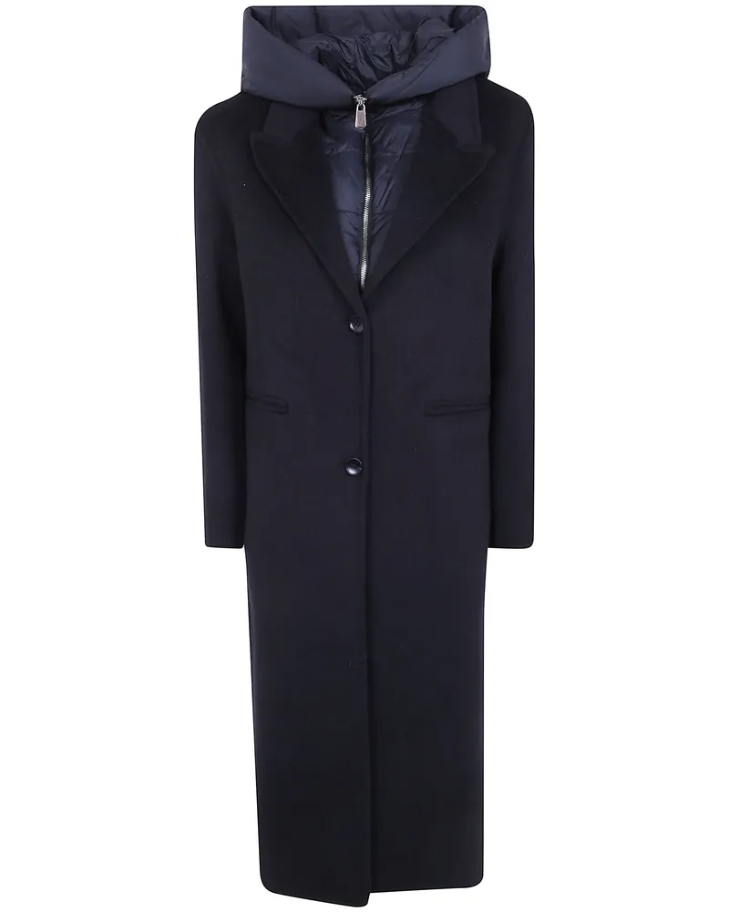 Seventy Coat Double Wool Blend Black