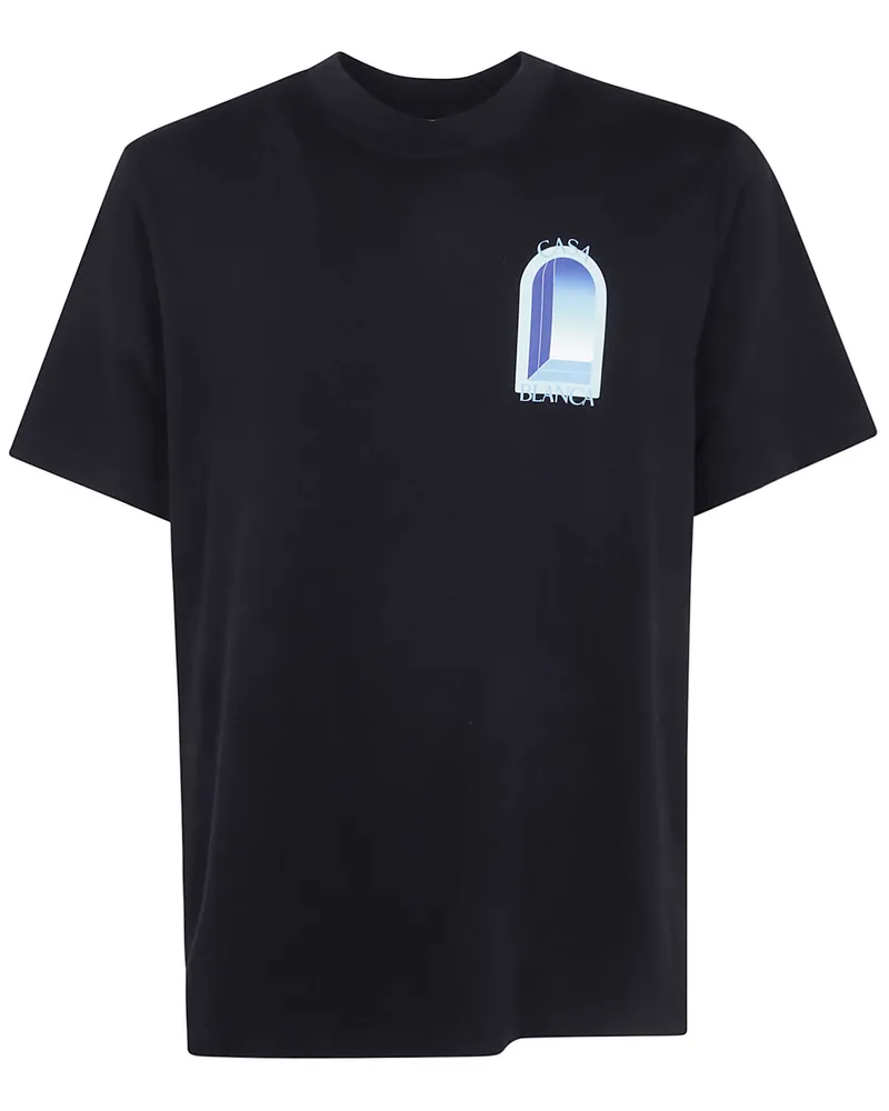 Casablanca Paris T-Shirt Classic "Window Black