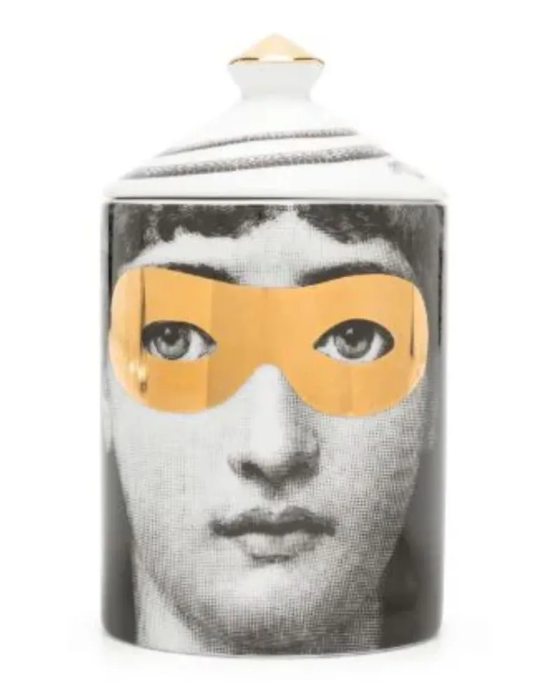 Fornasetti Fornasetti Se Poi" Small Candle Multi
