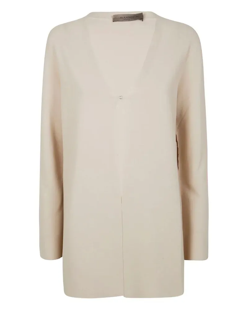 D.EXTERIOR D. EXTERIOR Viscosa Cardigan Link White