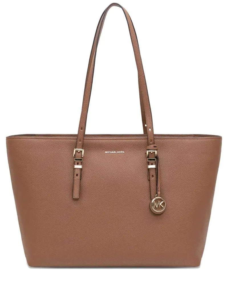 Michael Kors Quinn" Large Tote Bag Brown