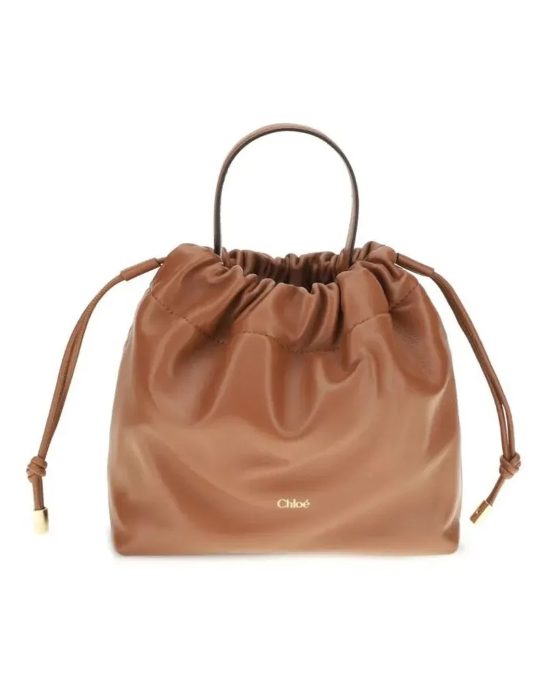Chloé Bag Leather Nappa Lambskin "Chloe' Icons Brown