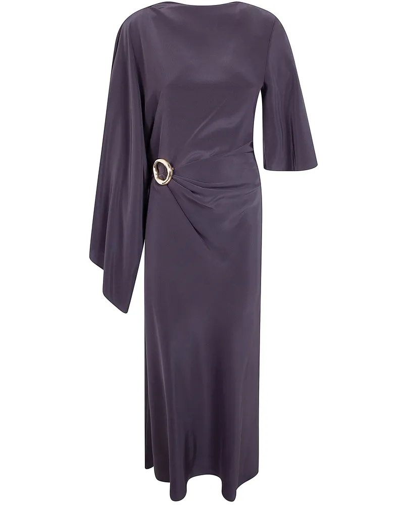Joseph Joya' Dress Satin Twill Brown