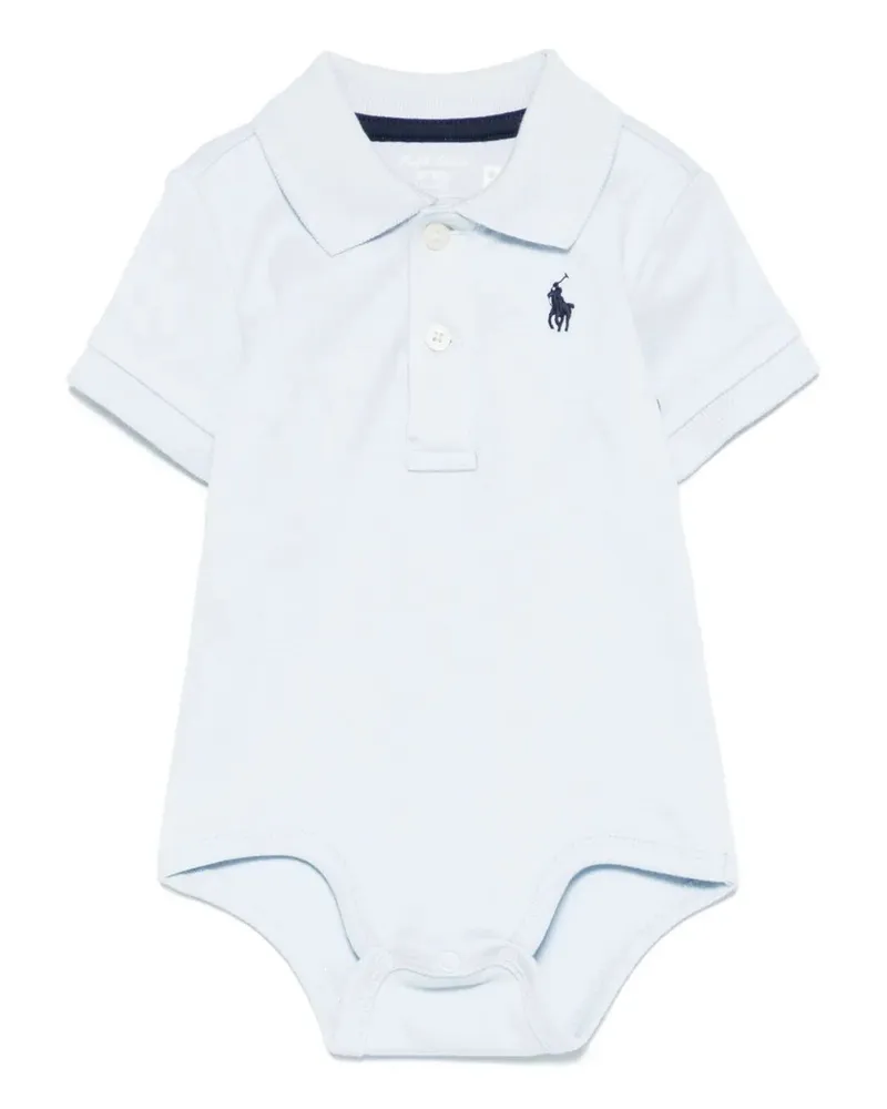 Ralph Lauren Polo Neck Baby Body Blue