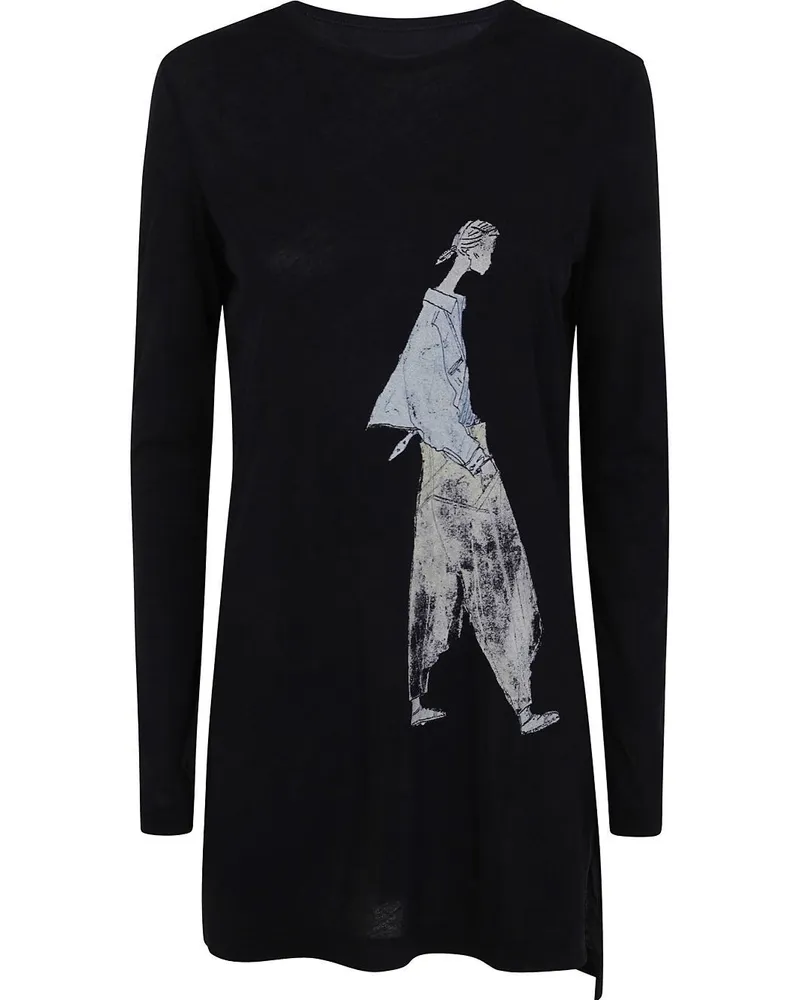 Yohji Yamamoto R-Dessin D T By Yohji Yamamoto Black