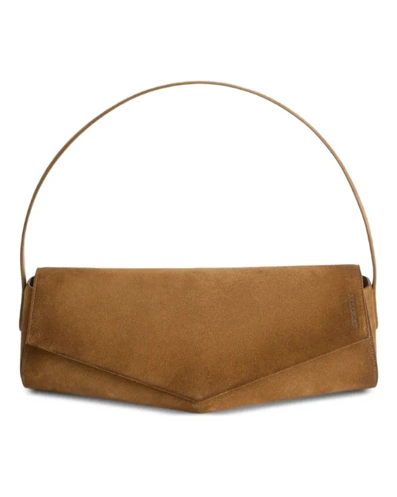 Jil Sander Shoulder Bag Flap "Kante Brown