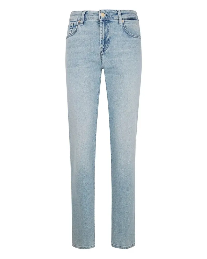 7 for all mankind Calie' Straight Frozen Jeans Blue