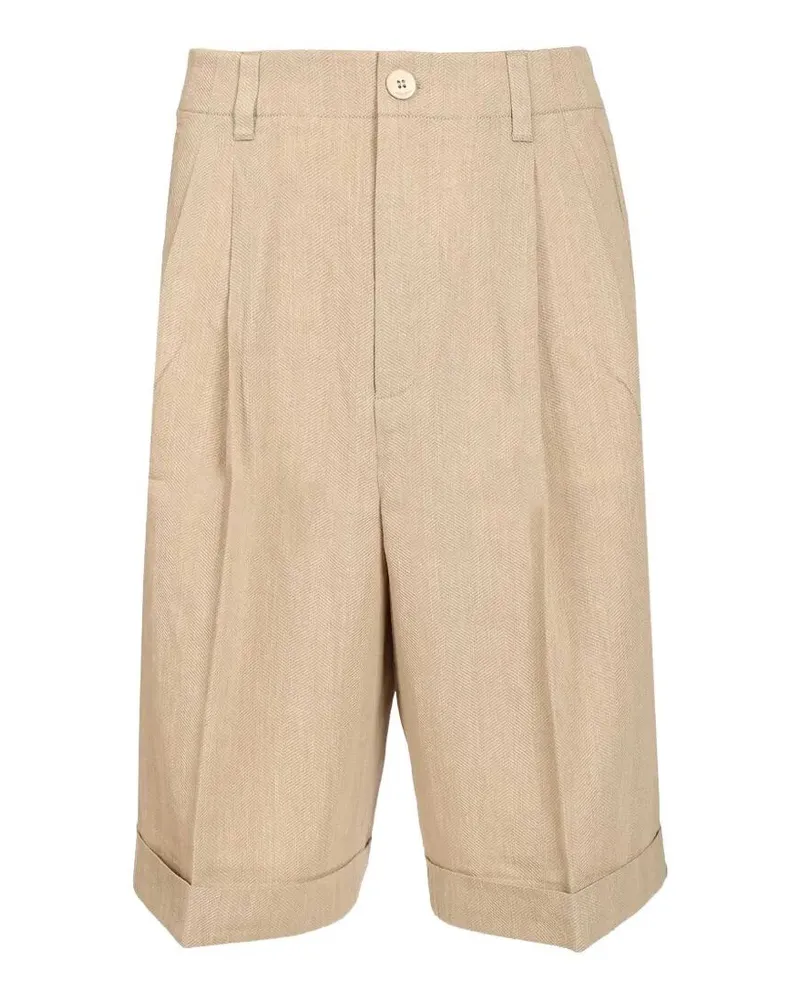 Jacquemus Le Short Pastro Bermuda Trousers Beige