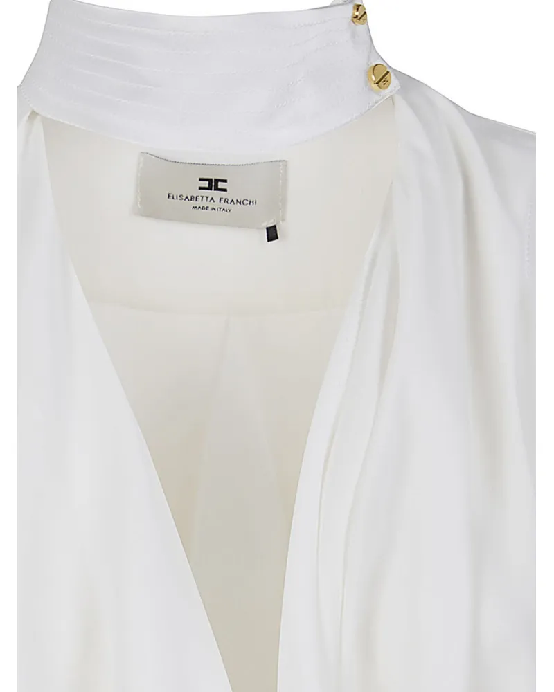 Elisabetta Franchi Sleeveless Shirt White
