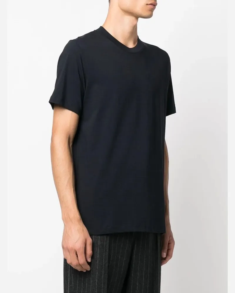 Jil Sander Crewneck Short Sleeves Classic T-Shirt Blue
