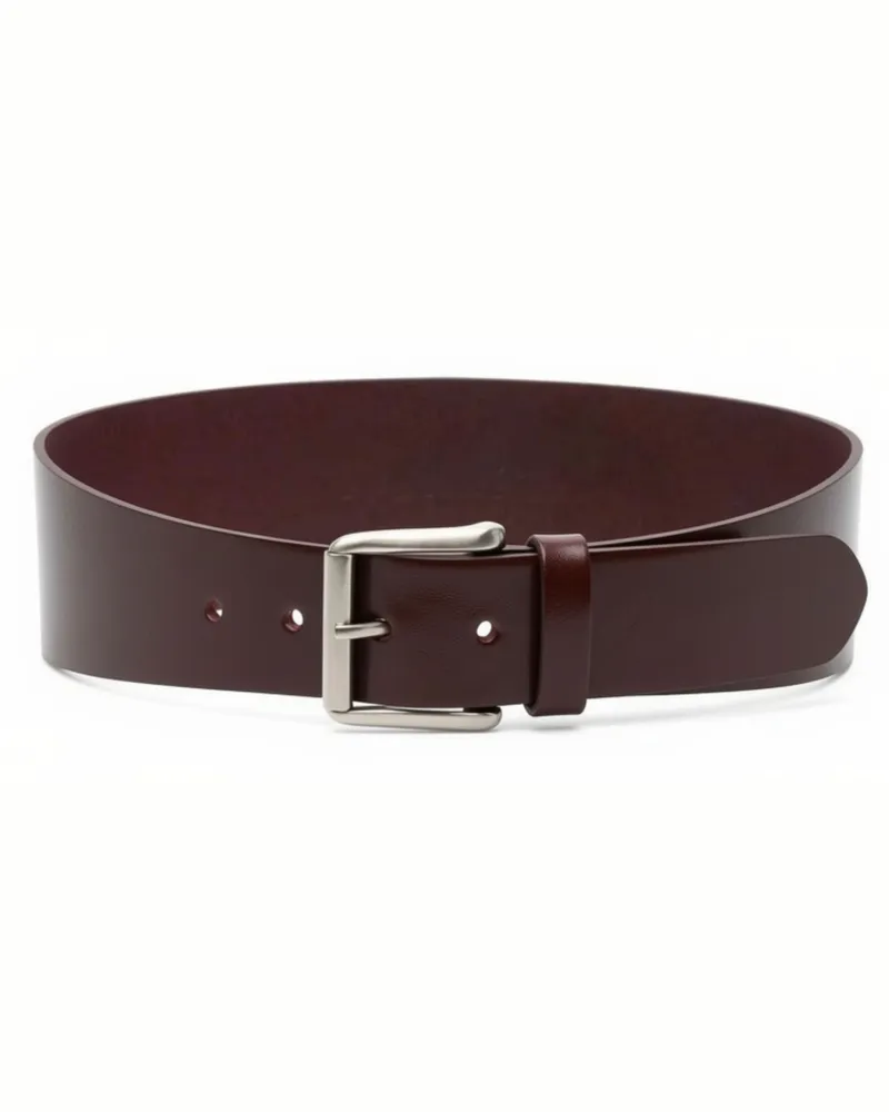 Paloma Wool Belt Leather "Alma Red