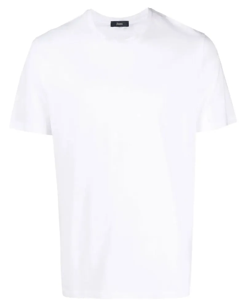 Herno Crepe De Chine T-Shirt White