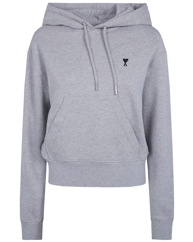 AMI Paris Hoodie "Quota Ami De Coeur Gray