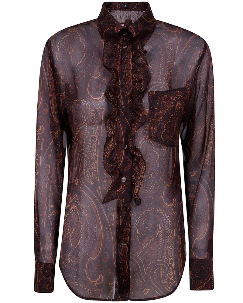 Etro Shirt Light "Light Shirt Brown